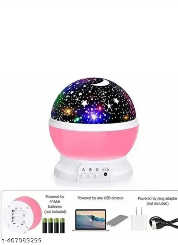 Star Master Rotating 360 Degree Moon Night Light