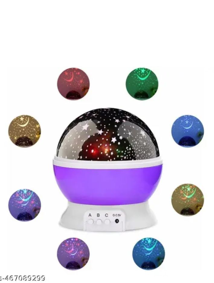 Star Master Rotating 360 Degree Moon Night Light