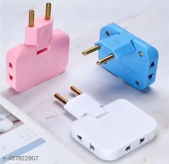 Rotate Plug EU Converter 3 in 1
